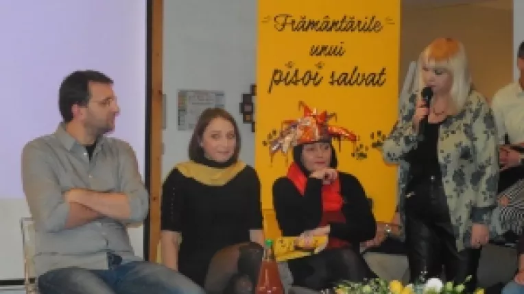 Cartea Mariei Mazilu, Framantarile unui pisoi salvat, a fost prezentata publicului