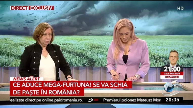 Ciclonul Mathis loveste Romania. Elena Mateescu, directorul ANM: Vor fi ninsori in multe zone