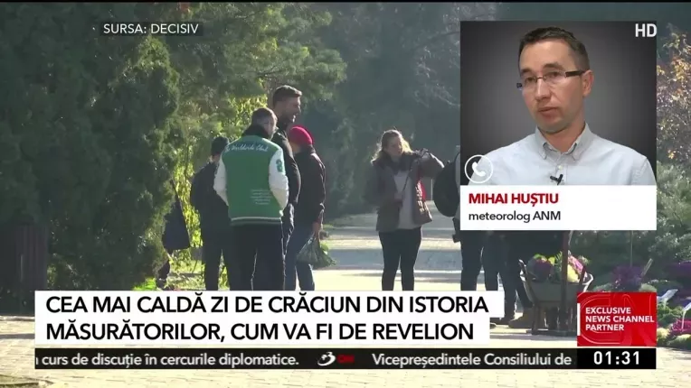 Cum va fi vremea de Revelion