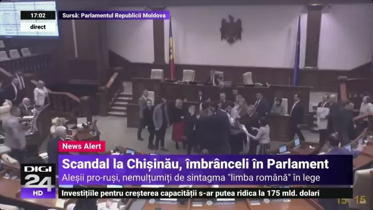 Deputatii pro-rusi de la Chisinau, nervosi pe sintagma "limba romana" propusa pentru Constitutie