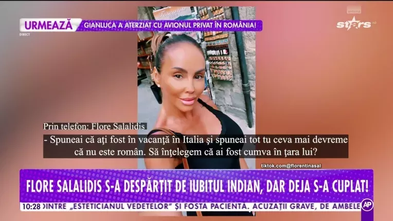 Flore Salalidis s-a despartit de iubitul indian
