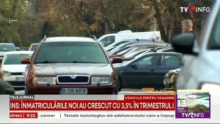 Inmatricularile de masini noi au crescut cu 3,5% in trimestrul I