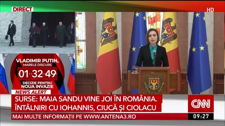 Maia Sandu, posibila vizita in Romania pentru intalniri cu Iohannis, Ciuca si Ciolacu