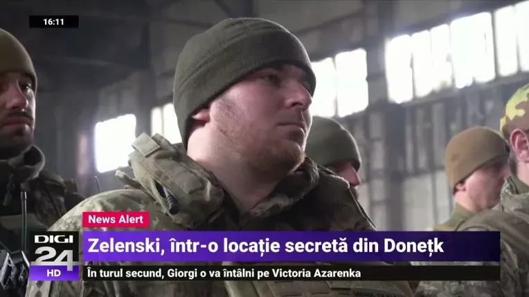 Noi explozii in peninsula Crimeea. Zelenski face o vizita surpriza trupelor din regiunea Donetk