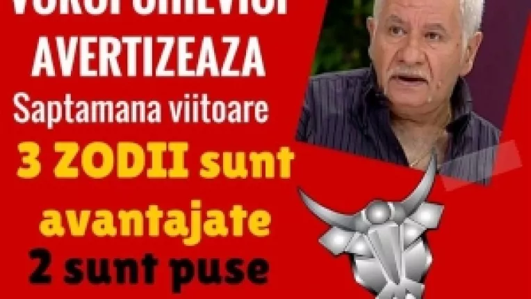 Previziunile celebrului numerolog si astrolog  Mihai Voropchievici pentru saptamana 20-26 Noiembrie 2017