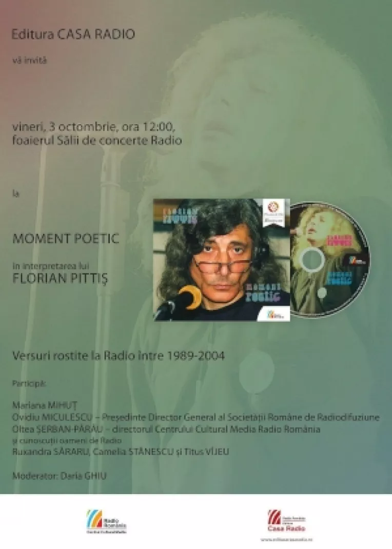 Reminder: Lansare audiobook eveniment Florian Pittis