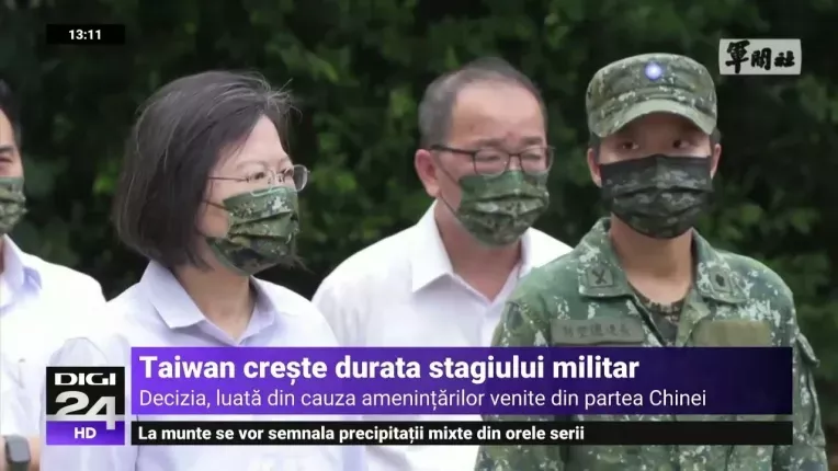Taiwanul creste durata serviciului militar obligatoriu dupa ultimele actiuni ale Chinei