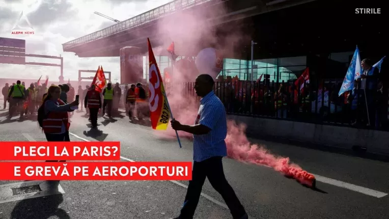 Transportul aerian din Paris este perturbat din cauza grevelor