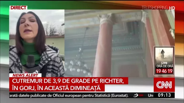 Un nou cutremur, cu magnitudinea 3.9, a avut loc in Gorj