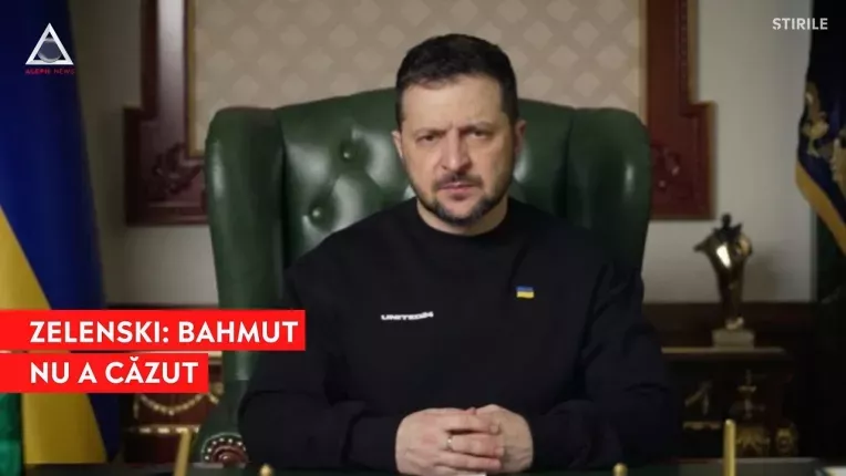 Zelenski spune ca Bahmutul nu a fost cucerit inca